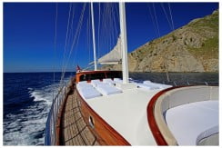 Gulet Azra Deniz for charter in Turkey and Greek Islands, AzraDeniz Luxury crewed yacht for rent